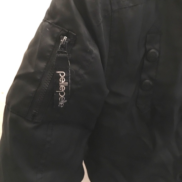 BOYS Black WINTER COAT, PELLE PELLE, Size 7 - Picture 6 of 10